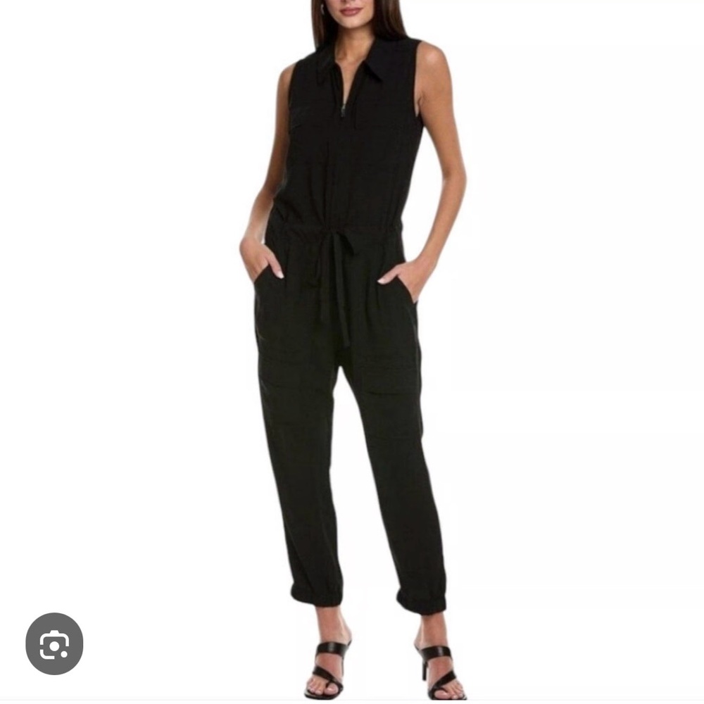 CAbi Caper Black Sleeveless Jumpsuit | Like New Condition Size Large